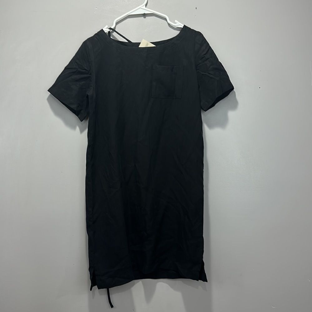 Loft Black Dress With String Belt